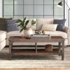 Coffee Table with 1 drawer "Elegant Walnut Coffee Table with Industrial Accents ‚Äì Durable, Functional, and Stylish Centerpiece for Living Room"