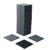 Plastic Interlocking Deck Tiles,44 Pack Patio Deck Tiles,12"x12" Square Waterproof Outdoor All Weather Use, Patio Decking Tiles for Poolside Balcony B