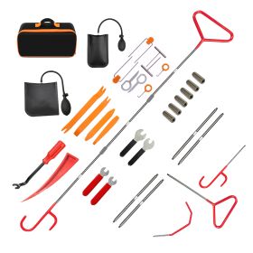 Automotive Tool Set 34-piece professional automotive kit with stainless steel long distance fasteners seamless wedge air wedge pump automotive trim re