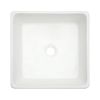 Bathroom Topmount Vessel Sink Above Counter White Porcelain Ceramic Vanity Sink Art Basin