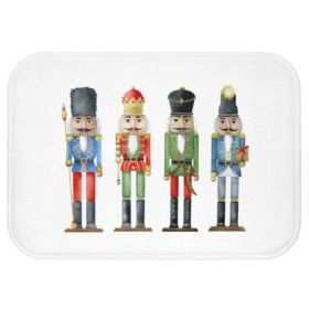 Holiday Nutcracker Toy Soldiers Bath Mat Home Accents