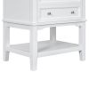 24" Bathroom Vanity With Sink, Bathroom Storage Cabinet with Drawer and Open Shelf, Solid Wood Frame