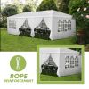 10*30FT Wedding Tent with 8 Removable Sidewalls,Outdoor Use for Party,Wedding,Marketplace