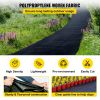 VEVOR 2*3FTx300FT Premium Weed Barrier Fabric Heavy Duty 3.2OZ; Woven Weed Control Fabric; High Permeability Good for Flower Bed; Geotextile Fabric fo