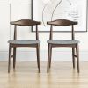 Damian Mid-Century Solid Wood Dining Chair