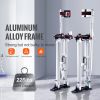 VEVOR Drywall Stilts Aluminum Tool Stilts 24''-40'' Adjustable Painting Silver