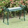 Foldable Garden Kneeling Chair with Kneeling Soft Cushion Tool Bag Portable