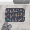 Festive Christmas Tree's Bath Mat Home Accents