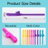 10Pcs Drink Straw for Adults Bridal Shower Birthday Party Wedding Favor Decor Juice Drinking Straws Home Kitchen Bar Garden Supplies Reusable Plastic