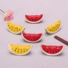 Ceramics Watermelon Chopstick Holder Rest Tableware Stand Creative Home Decor, 6Pcs