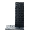 Plastic Interlocking Deck Tiles,44 Pack Patio Deck Tiles,12"x12" Square Waterproof Outdoor All Weather Use, Patio Decking Tiles for Poolside Balcony B