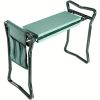 Foldable Garden Kneeling Chair with Kneeling Soft Cushion Tool Bag Portable