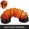 VEVOR Ducting Hose, 25ft PVC Flexible HVAC Duct Hosing for 10 Inch Utility Blower Exhaust Fan