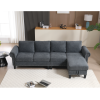 [NEW ARRIVED] [VIDEO PROVIDED]Convertible Sectional Sofa with Storage,L-shaped sofa,Four-seater sofa,Modern Linen Fabric Sectional Couches for Living