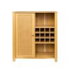 Storage Cabinet, Rattan Cabinet with 2 Adjustable Shelves,Sideboard Buffet Cabinet, wine cabinet,Coffee Bar Cabinet for Living Room