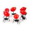 6pcs Plastic Ant Food Picks; Animal Fruit Toothpicks; Dessert Forks; Bento Home Decoration Accessories; Party Supplies