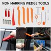 Automotive Tool Set 34-piece professional automotive kit with stainless steel long distance fasteners seamless wedge air wedge pump automotive trim re