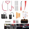 Automotive Tool Set 34-piece professional automotive kit with stainless steel long distance fasteners seamless wedge air wedge pump automotive trim re