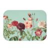 Rose Garden Teal Bath Mat Home Accents