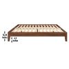 Nix - King Platform Bed - Natural