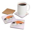 Adorable Kawaii Cat Sushi Coaster Set (4 PCS)