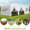 10*30FT Wedding Tent with 8 Removable Sidewalls,Outdoor Use for Party,Wedding,Marketplace