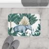 Auspicious Elephant in The Wild Bath Mat Home Accents