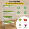 VEVOR Hydroponics Growing System, 72 Sites 8 Food-Grade PVC-U Pipes, 4 Layers Indoor Planting Kit with Water Pump, Timer, Nest Basket, Sponge, for Fru