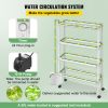 VEVOR Hydroponics Growing System, 72 Sites 8 Food-Grade PVC-U Pipes, 4 Layers Indoor Planting Kit with Water Pump, Timer, Nest Basket, Sponge, for Fru