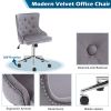 Lift wheel five star foot flannelette dark grey indoor leisure chair back pull point simple Nordic style