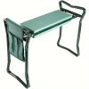 1pc Garden Kneeler Stool Seat, Portable Foldable Garden Bench with Tool Pouch, Lightweight Folding Stool with Thicken Soft Kneeling Pad for Gardening