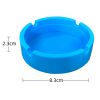 Silicone Ashtray For Smoking Cigarette Cigar Weed Accessories Portable Anti-scalding Home Conference Bar Table Desk Decoration