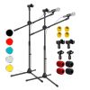 5 Core Tripod Mic Stand Heavy Duty Adjustable Floor Microphone Boom Arm Pedestal Para Microfono - MS DBL