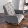 Demetrius Solid Wood Rocking Chair