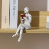 1pc Reading Figures Crafts, Resin Reading Women Sculpture Tabletop Desktop Ornaments, Gifts For Home Study Room Garden Decor Room Decor