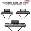 5 Core Keyboard Stand Digital Piano Riser Adjustable X Style Electric Key Board Casio Synth Holder Foldable Portable Fits 54 61 88 Keys - KS 1X