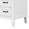 36' Bathroom Vanity with Sink Combo;  White Bathroom Cabinet with Drawers;  Solid Frame and MDF Board