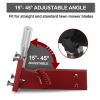 Lawn Mower Blade Sharpener 15¬∞-45¬∞ Adjustable Sharpener for Straight and Standard Lawn Mower Blades